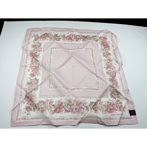 Mario Valentino Lot Of 4 Handkerchief Neckerchief Bandana Scarf - Picture 4 of 5